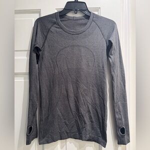 lululemon athletica Gray Long Sleeve Top